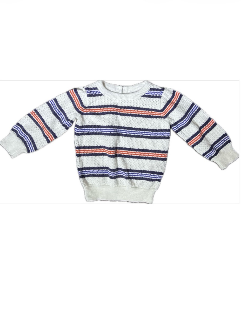 Janie and Jack Striped Cotton Sweater 3-6 Months